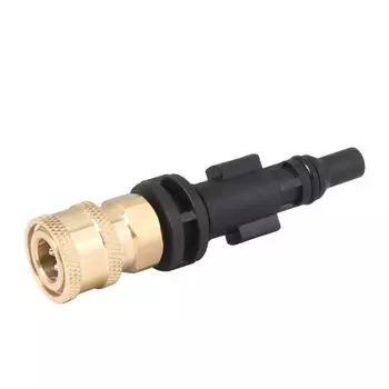 Адаптер для пены для мойки автомобиля, головка 1/4, аксессуары для мойки автомобиля высокого давления One Size чёрный