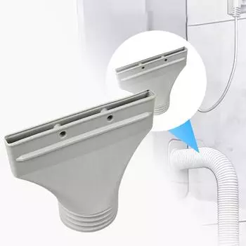 Адаптер для плоского шланга, Соединитель шланга кондиционера, Адаптер для окна портативного вытяжного шланга кондиционера, Соединитель вытяжного отверстия портативной системы вентиляции кондиционера One Size