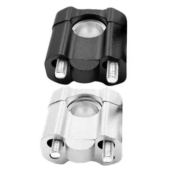 Адаптер для подъема руля мотоцикла для рулей 22-28 мм, регулируемый по высоте подъем руля мотоцикла, зажим для крепления серебряный