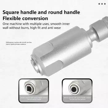 Адаптер для преобразования ударного гайковерта в электрический молоток превращается в квадратный интерфейс для использования с дрелью/ударным гайковертом A2