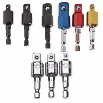 Адаптер для регулируемых головок сверл, совместимый с отвертками и инструментами Sliver