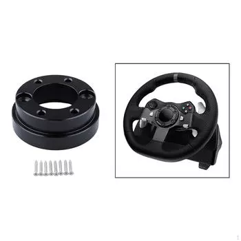 Адаптер для рулевого колеса Sim Game, кольцо высокой прочности с винтовым разъемом чёрный