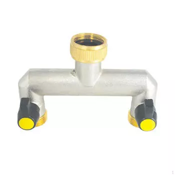 Адаптер для садового шланга 3/4 дюйма, 3 направления, простая установка