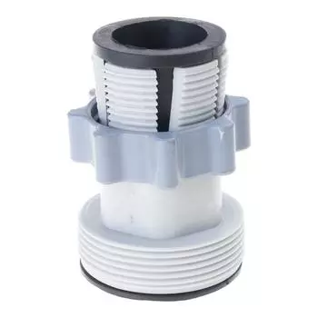 Адаптер для шланга бассейна для подключения потока воды Простая установка и коррозионностойкая конструкция для домашнего бассейна Intex 4572