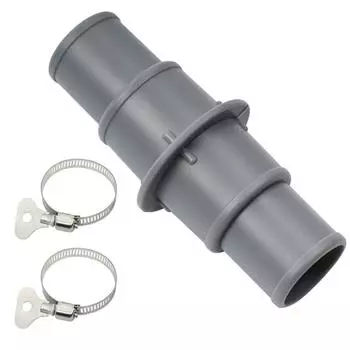 Адаптер для шланга бассейна Соединительная муфта Адаптер для вакуумного шланга Пластиковая текстура для пылесосов для бассейна и шлангов фильтрующего насоса 1SET