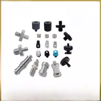 Адаптер для штатива камеры с резьбой 1/4 на 3/8 дюйма: Переходник M4, M5, M68, M10 для крепления на горячий башмак или стойки для освещения