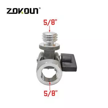 Адаптер для штатива Zokoun 1/4 или 5/8 для лазеров с резьбой 1/4 и 5/8 , лазерных нивелиров, штативов для измерения расстояний.