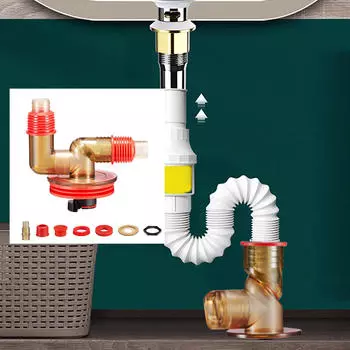 Адаптер для слива в полу Стиральная машина Муфта для труб Канализационный соединитель Прочная кухня