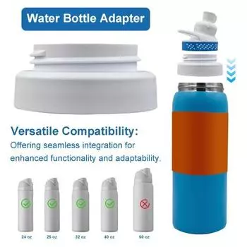 Адаптер для стакана 1/2 шт. для картриджей Cirkul Flavor, пластиковый, не содержащий бисфенол-А, герметичный адаптер 1pc