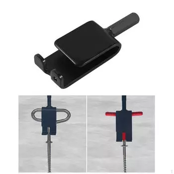 Адаптер для сверла для ледового якоря, быстро вкручивает гвозди, прочный металлический практичный рыболовный инструмент для