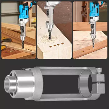 Адаптер для сверла с квадратным отверстием Ручной электрический аксессуар с винтами, крепление из литого алюминия
