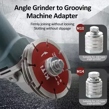 Адаптер для угловой шлифовальной машины M10/M14, быстросменный адаптер для долбёжного станка, насадка для конверсионной головки, угловая шлифовальная машина 100/125 мм