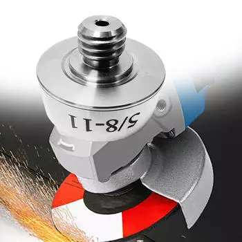 Адаптер для угловой шлифовальной машины. Практичный, простой в разборке. Замок с резьбой M14 для барабанного колеса.