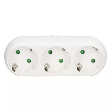 Адаптер для вилки 16A 250V EU Standard PC 3-канальная водонепроницаемая розетка для путешествий на открытом воздухе