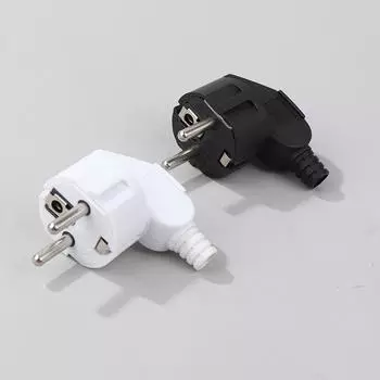 Адаптер для вилки ЕС 16A Male сменные розетки Rewireable Schuko Electeical Socket чёрный