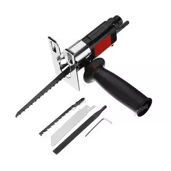 Адаптер для возвратно-поступательной пилы, электрическая дрель, модифицированная цепная пила, криволинейный резак, насадка для электроинструмента по дереву и металлу