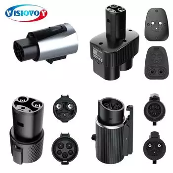 Адаптер для зарядки электромобилей Адаптеры для зарядки электромобилей Type2 на GBT /Type1 на Tesla / Tesla на Type1/CCS1 на Tesla Портативные зарядные устройства