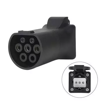 Адаптер для зарядки к преобразователю 230 В с защитой для электрических мотоциклов, кемперов, уличный источник питания 1