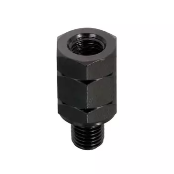 Адаптер для зеркала KITACO, черный, 17 мм, обратная резьба 10 мм, обратная резьба 10 мм 0900-505-01103