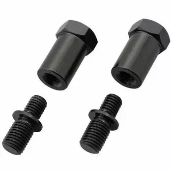 Адаптер для зеркала мотоцикла Daytona с амортизатором, черный, правая резьба 10 мм, комплект для левого и правого зеркала 99782