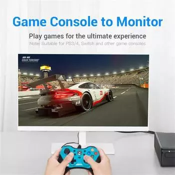 Адаптер DVI-HDMI DVI 24+1-HDMI-совместимый позолоченный штекер DVI-штекер-HDMI-совместимый видеоконвертер для ПК HDTV-проектора чёрный
