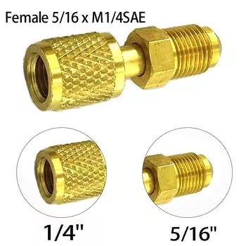 Адаптер Female 5/16 x M1/4SAE Для кондиционеров R32 R410a
