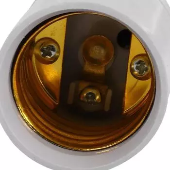 Адаптер GU10 - E27, цоколь байонетный GU10 - патрон с резьбой E27, адаптер-адаптер для патрона лампы, термостойкий материал, адаптер-конвертер GU10 To E27