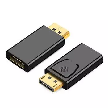 Адаптер HDMI DP «папа» на HDMI «мама» Адаптерный кабель Видеокабель-адаптер 2.2*5cm