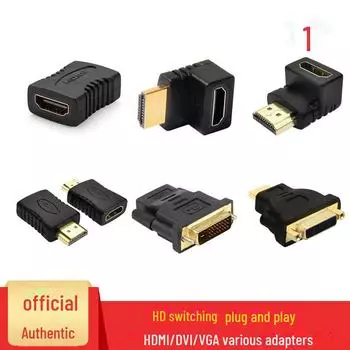 Адаптер HDMI/Micro/Mini HDMI, DVI, VGA «папа-мама» HDMI female to female pass-through