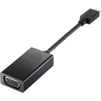 Адаптер HP P7Z54AA#ABB USB C — VGA, черный