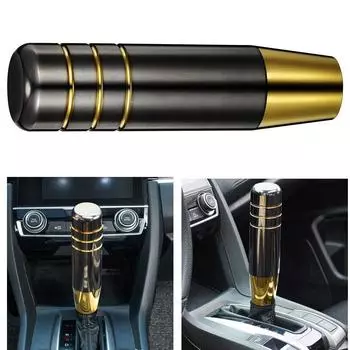 Адаптер из алюминиевого сплава, черное золото, автомобильная ручка переключения передач, руководство