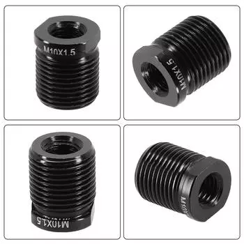 Адаптер из алюминиевого сплава для ручки переключения передач с внутренней резьбой, устойчив к высоким/низким температурам, длительный срок службы, черные аксессуары