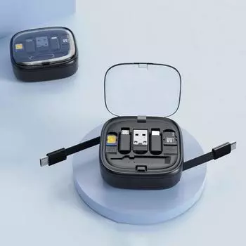 Адаптер кабеля для передачи данных с 8-контактным USB-адаптером для Android-конвертера, штырь для удаления SIM-карты, слоты для хранения