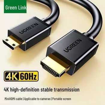 Адаптер кабеля HDMI-HDMI Green Link Mini для зеркальных фотокамер Canon — компактное соединение высокой четкости 1 meter