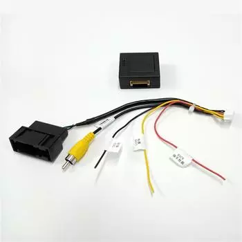 Адаптер камеры заднего вида 12 В Конвертер сигнала RGB в AV/CVBS для VW Tiguan/CC/Golf 6 Оригинальная автомобильная камера