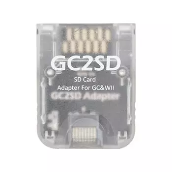 Адаптер карты памяти EY# Plug and Play для игровых консолей GameCube (прозрачный)