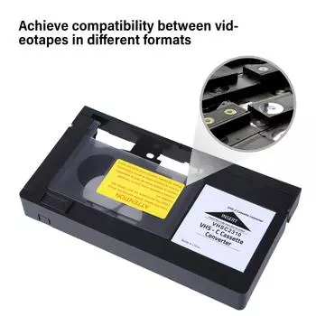 Адаптер кассеты VHS C - VHS, моторизованное преобразование видеокассеты для камкордеров, простое управление одной кнопкой для переноса домашнего видео