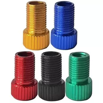 Адаптер клапана Presta для велосипеда из алюминиевого сплава Шредера, конвертер клапана для велосипеда MTB золотой