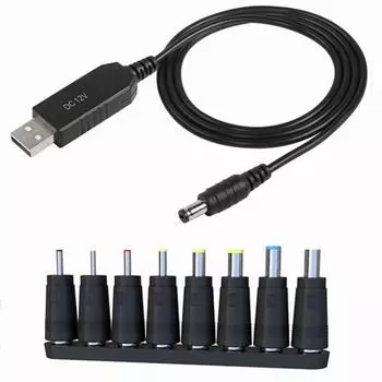 Адаптер-конвертер кабеля USB DC 5 В - 12 В DC 5V to 12V