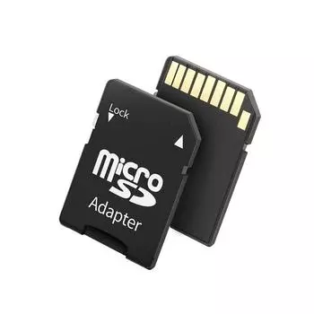 Адаптер-конвертер Micro TF Card To SD Card, небольшой адаптер для большинства карт Micro SD, портативный чехол-адаптер для карт 2PCS