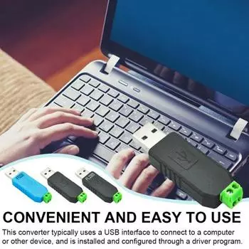 Адаптер-конвертер USB-RS485 с адаптером поддержки чипа CH340/PL2303/FT232 для Win7 для Win10 XP/Vista для Linux для Mac OS для WinCE5.0 CH340 To 485