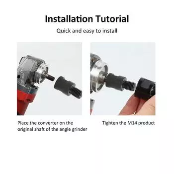 Адаптер-конвертор для сверла из легированной стали 5811 Female на M14 Male, идеально подходит для алмазного сверла Type 2