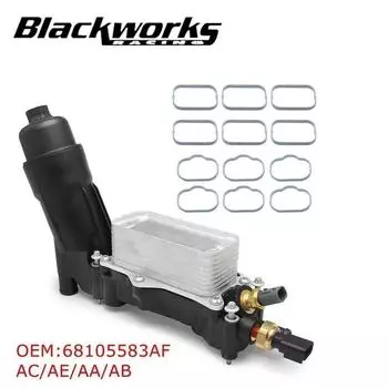 Адаптер корпуса масляного фильтра двигателя автомобиля для Chrysler Dodge Challenger Durango Caravan Jeep Ram 3.6L V6 68105583AF 68105583AC FF-10