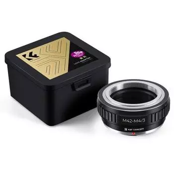 Адаптер крепления K&F Concept M42-M4/3 для объектива с креплением M42, переходник для крепления Micro Four Thirds, крепление для камеры Micro4/3, адаптер для объектива с функцией «бесконечность»
