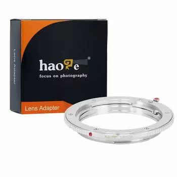 Адаптер крепления объектива Haoge для объектива Leica R Mount на камеру Canon EOS EF EF S Mount -