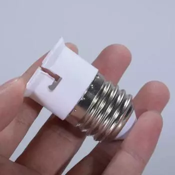 Адаптер лампочки на прочном винте Замена E27 на конвертер лампочки B22 для дома чёрный