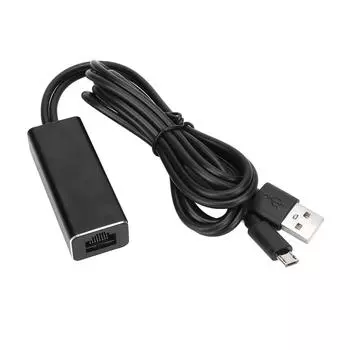 Адаптер локальной сети Портативный Plug and Play Micro Usb к сетевой карте 100M Адаптер Ethernet Micro USB к