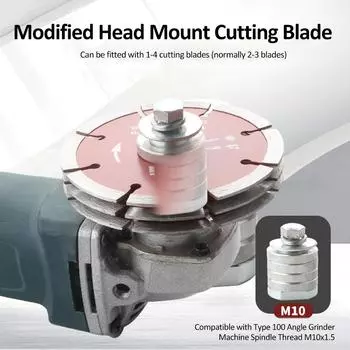 Адаптер M10 M14 Угловая шлифовальная машина Полировщик Интерфейсный разъем Резьбовой преобразователь Винт 1 шт. Гайки шатуна Прорезка пазов