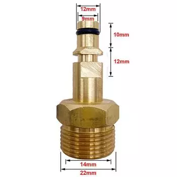 Адаптер M22 Конвертер Быстроразъем Шланг К Karcher Lavor Stihl Nilfisk Мойка Высокого Давления Пистолет