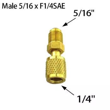 Адаптер Male 5/16 x F1/4 SAE Для кондиционеров R32 R410a